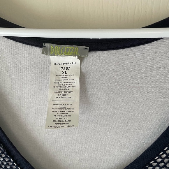 Dolcezza EUC lined mesh dress - Picture 3 of 3